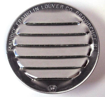 THE MAURICE FRANKLIN LOUVER CO INC, Maurice Franklin Louver 2 in. W X 2 in. L Bright Silver Aluminum Mini Louver