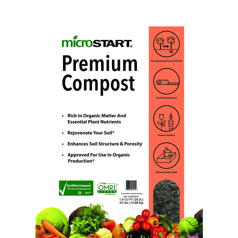 PERDUE FARMS INCORPORATED, MicroStart  Premium  Organic Compost  1 cu. ft.