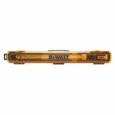 Dewalt, Micrometer Torque Wrench, Forward and Reverse Torque Applications, Rubber Bumper, 1/2-In. Drive