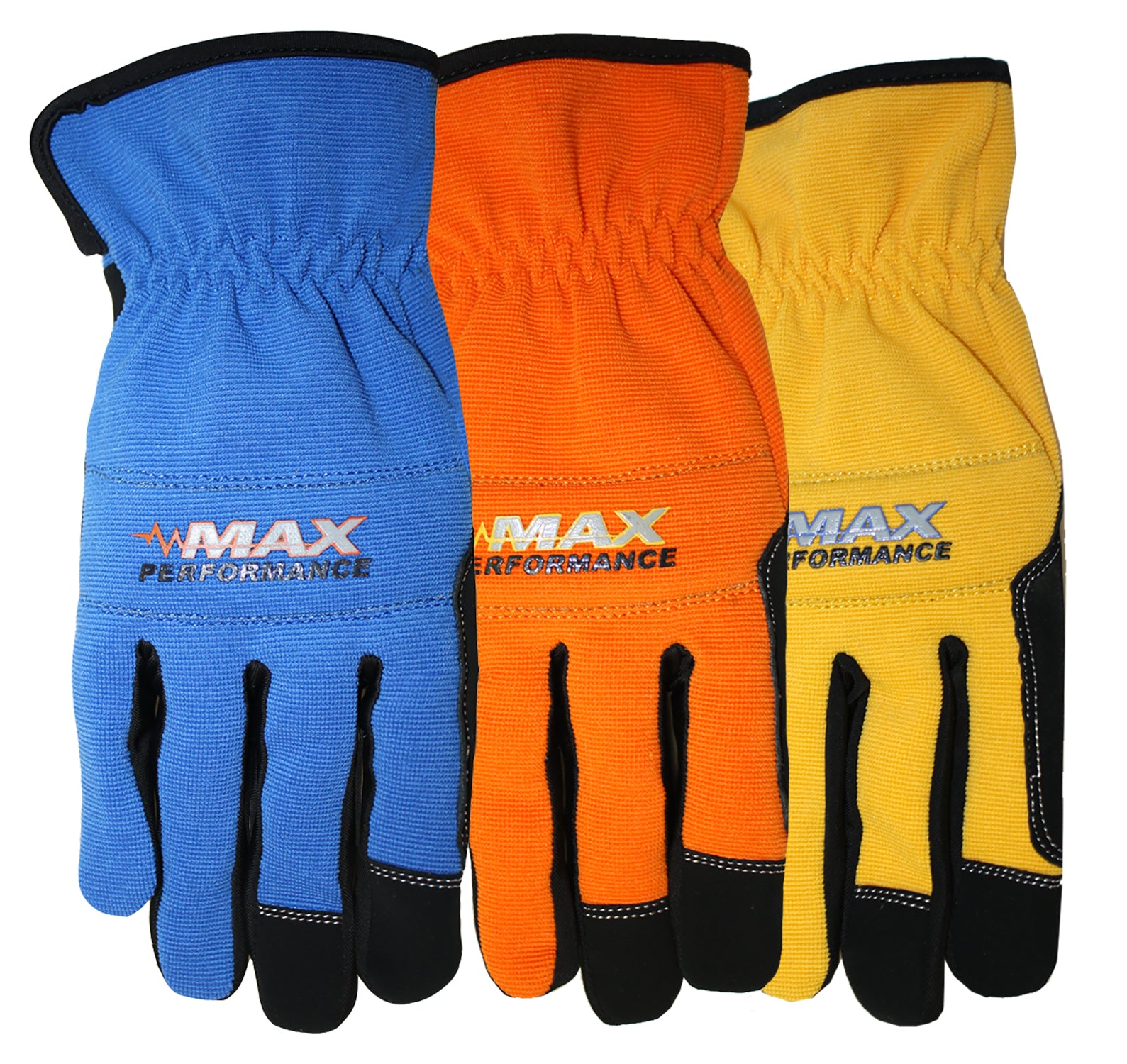 MIDWEST QUALITY GLOVES INC, MidWest Quality Gloves Max Performance L Synthetic/Spandex Assorted Gloves