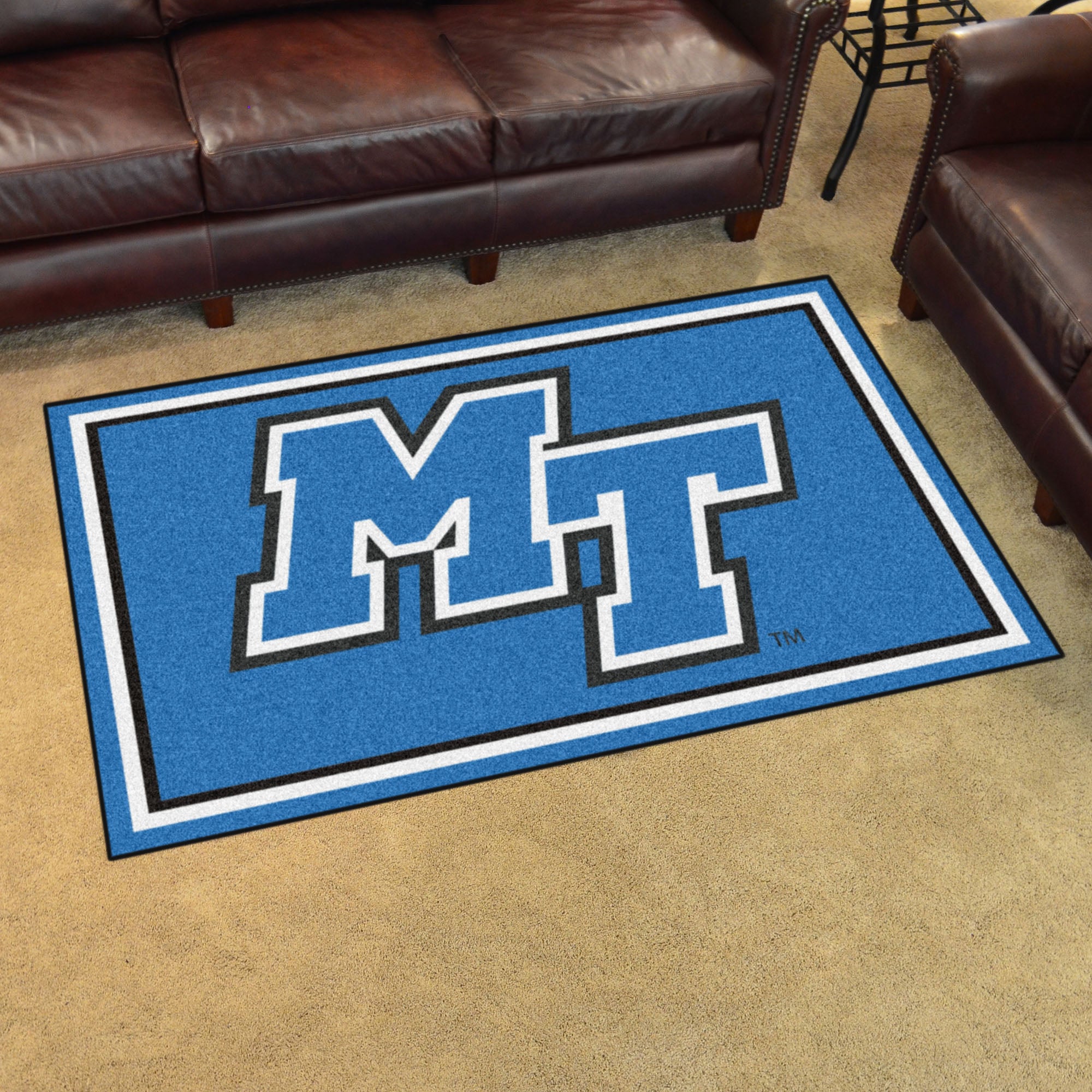 FANMATS, Middle Tennessee State University 4ft. x 6ft. Plush Area Rug