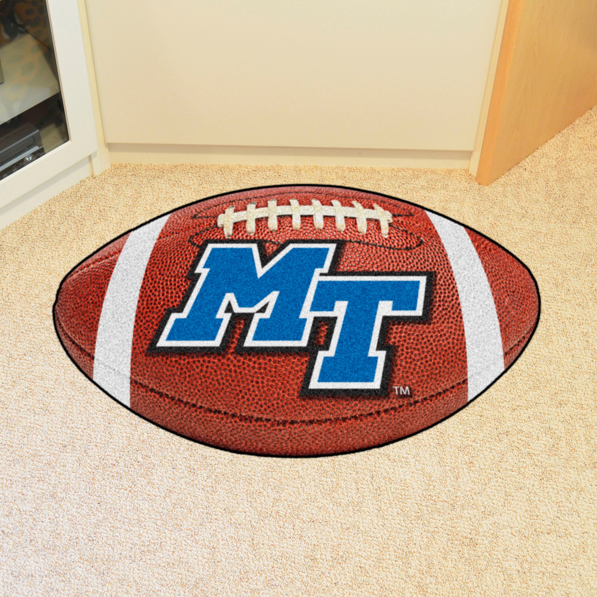 FANMATS, Middle Tennessee State University Football Rug - 20.5in. x 32.5in.