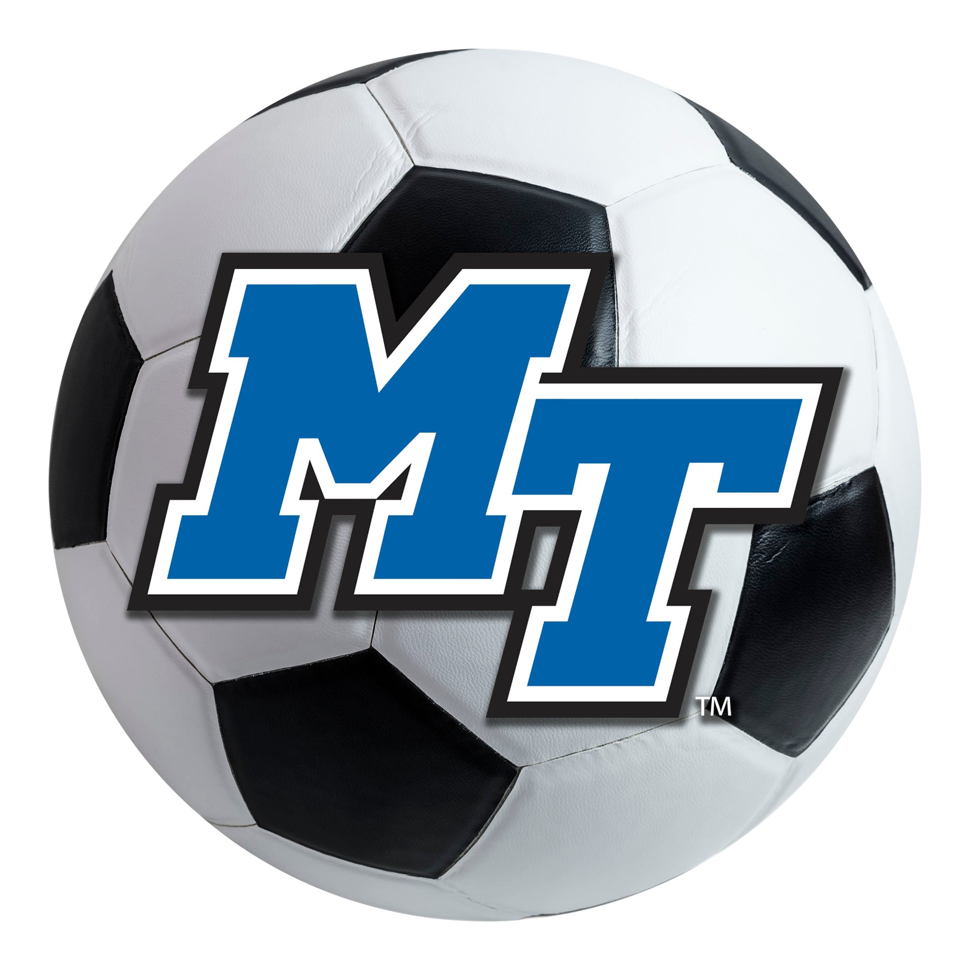FANMATS, Middle Tennessee State University Soccer Ball Rug - 27in. Diameter