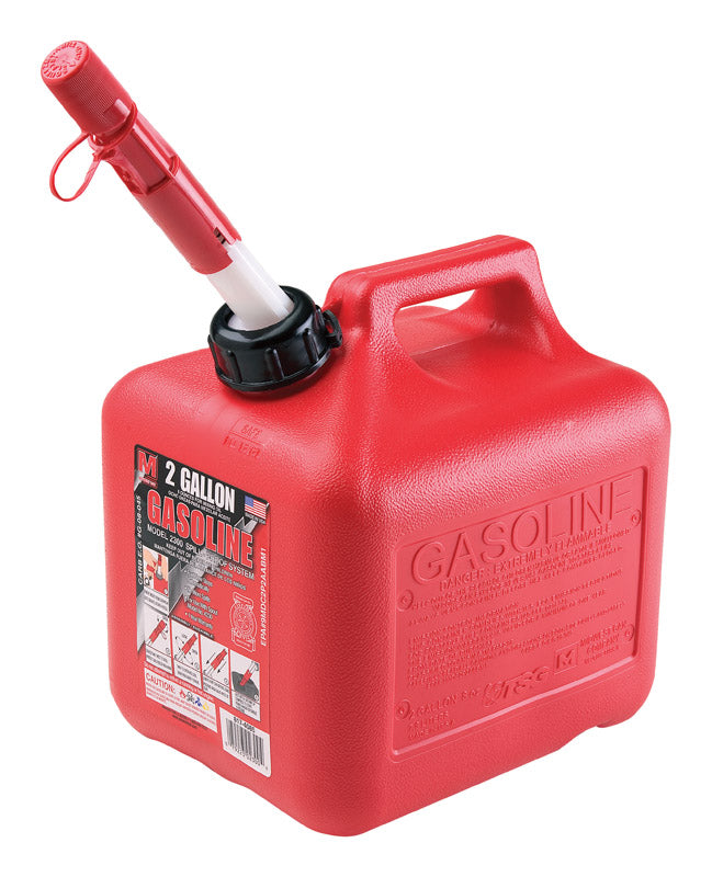 MIDWEST CAN CO, Midwest Can  Plastic  Gas Can  2 gal.