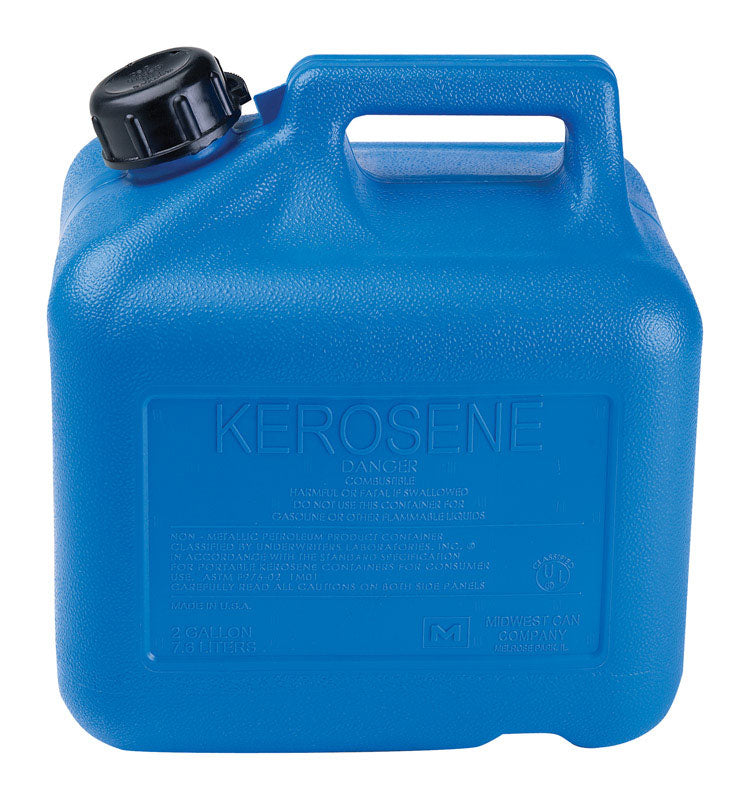 MIDWEST CAN CO, Midwest Can Plastic Kerosene Can 2 gal. (Pack of 6)