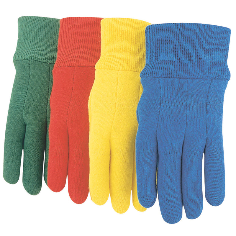 MIDWEST QUALITY GLOVES INC, Midwest Glove 537K Bright Colored Kids Cotton Jersey Gloves Assorted (Pack of 12)