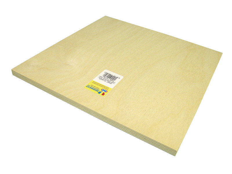 SAUNDERS MIDWEST LLC, Midwest Products 12 in. W x 12 in. L x 1/2 in. Plywood (Pack of 3)