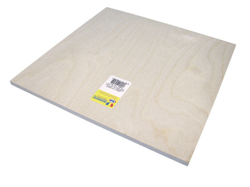 SAUNDERS MIDWEST LLC, Midwest Products 12 in. W x 12 in. L x 3/8 in. Plywood (Pack of 3)