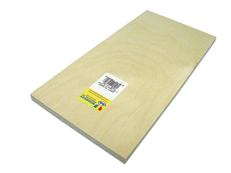 SAUNDERS MIDWEST LLC, Midwest Products 6 in. W x 12 in. L x 1/2 in. Plywood (Pack of 3)