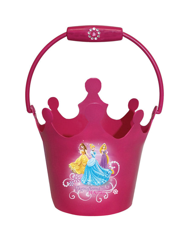 MIDWEST QUALITY GLOVES INC, Midwest Quality Glove  2-1/4 qt. Disney Princess Bucket  Pink