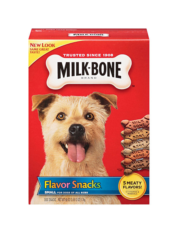 CENTRAL PET, Milk Bone Assorted Flavors Biscuit For Dogs 60 oz 1 pk