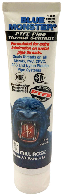 MILL ROSE COMPANY, Mill Rose Blue Monster White Pipe Thread Sealant 2 oz