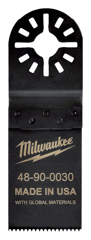 Milwaukee, Milwaukee  1.25 in.  x 3-3/4 in. L High Carbon Steel  Hard Point  Hard Point Multi-Tool Blade  1 pk