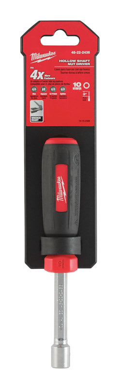 Milwaukee, Milwaukee  10 mm Metric  Hollow Shaft Nut Driver  7 in. L 1 pc.