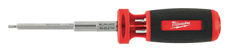 Milwaukee, Milwaukee 10 pc. Hex Assorted 10-in-1 Screwdriver 6.0 in. Chrome-Plated Steel