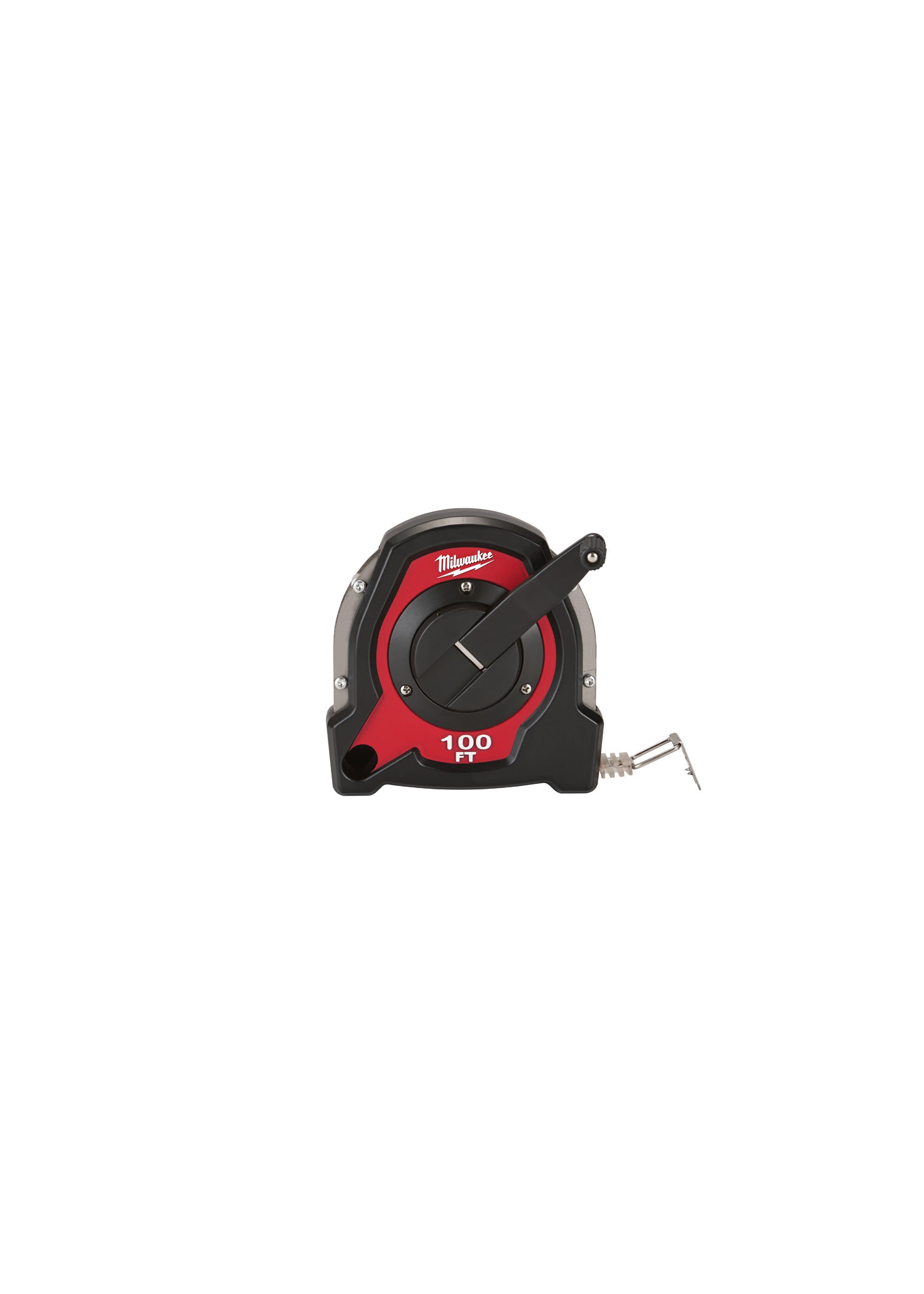 Milwaukee Electric Tool Corp, Milwaukee  100 ft. L x 1.5 in. W Closed Reel  Long Tape Measure  Red  1 pk