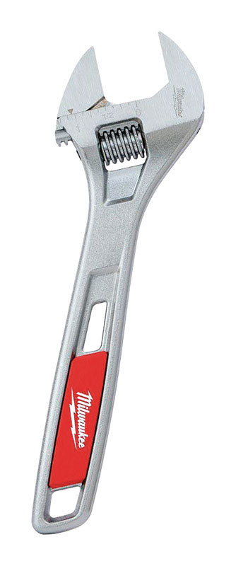 Milwaukee, Milwaukee  11.02 in. L SAE  Adjustable Wrench  1 pc.