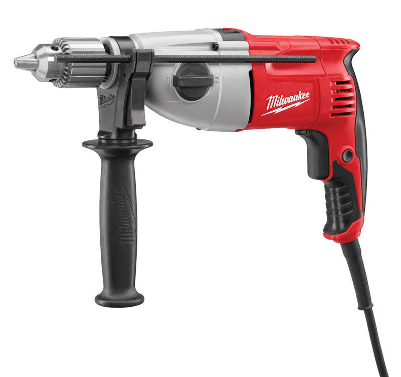 Milwaukee, Milwaukee  1/2 in. Keyed  Corded Hammer Drill  Bare Tool  7.5 amps 2500 rpm