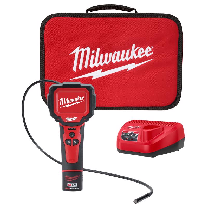 Milwaukee, Milwaukee  13.2 in. L x 8.9 in. W Wireless  M-Spector  Video Inspection System  Red  1 pc.