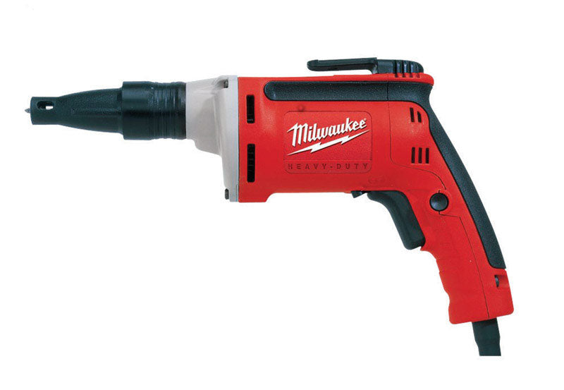 Milwaukee, Milwaukee  1/4  Corded  Keyed  Drywall Screwdriver  6.5 amps 4000 rpm 1 pc.