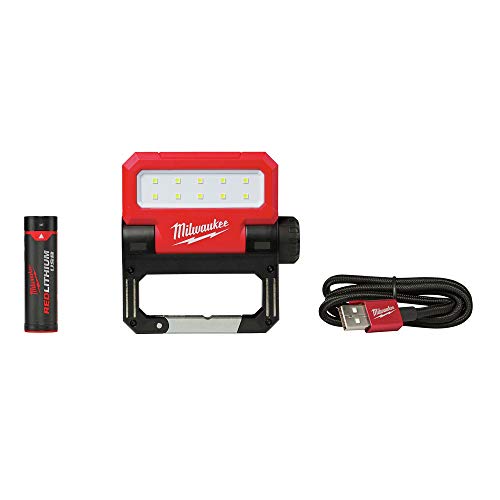 Milwaukee Electric Tool Corp, Milwaukee 550 lm Black/Red LED USB Flashlight