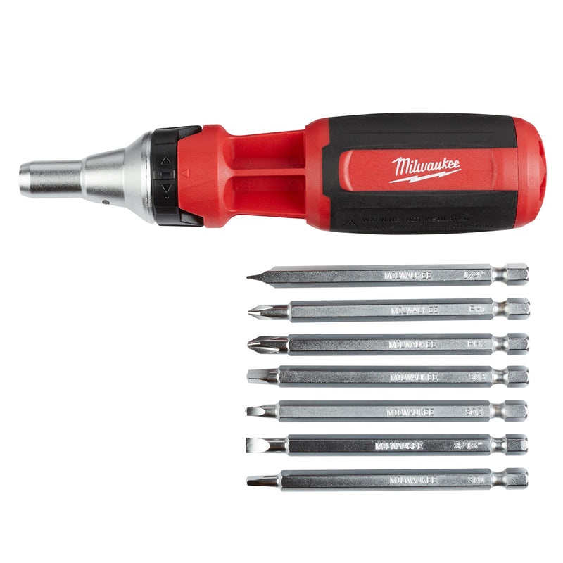 Milwaukee Electric Tool Corp, Milwaukee  9-in-1  Multi-Bit Driver  9 in.