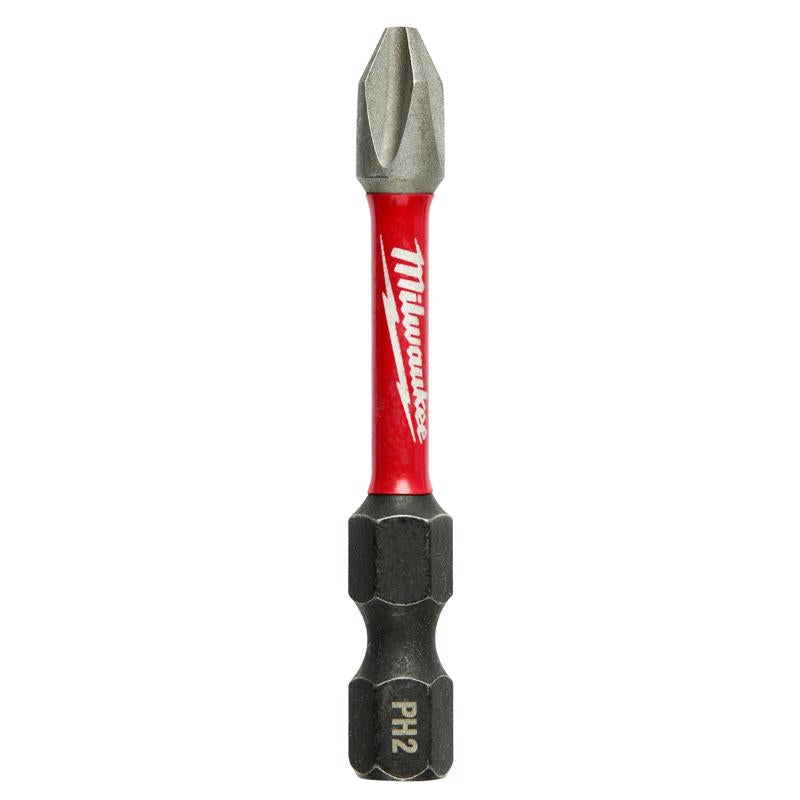 Milwaukee Electric Tool Corp, Milwaukee Shockwave Phillips #2 X 2 in. L Impact Driver Bit Set Alloy Steel 5 pk