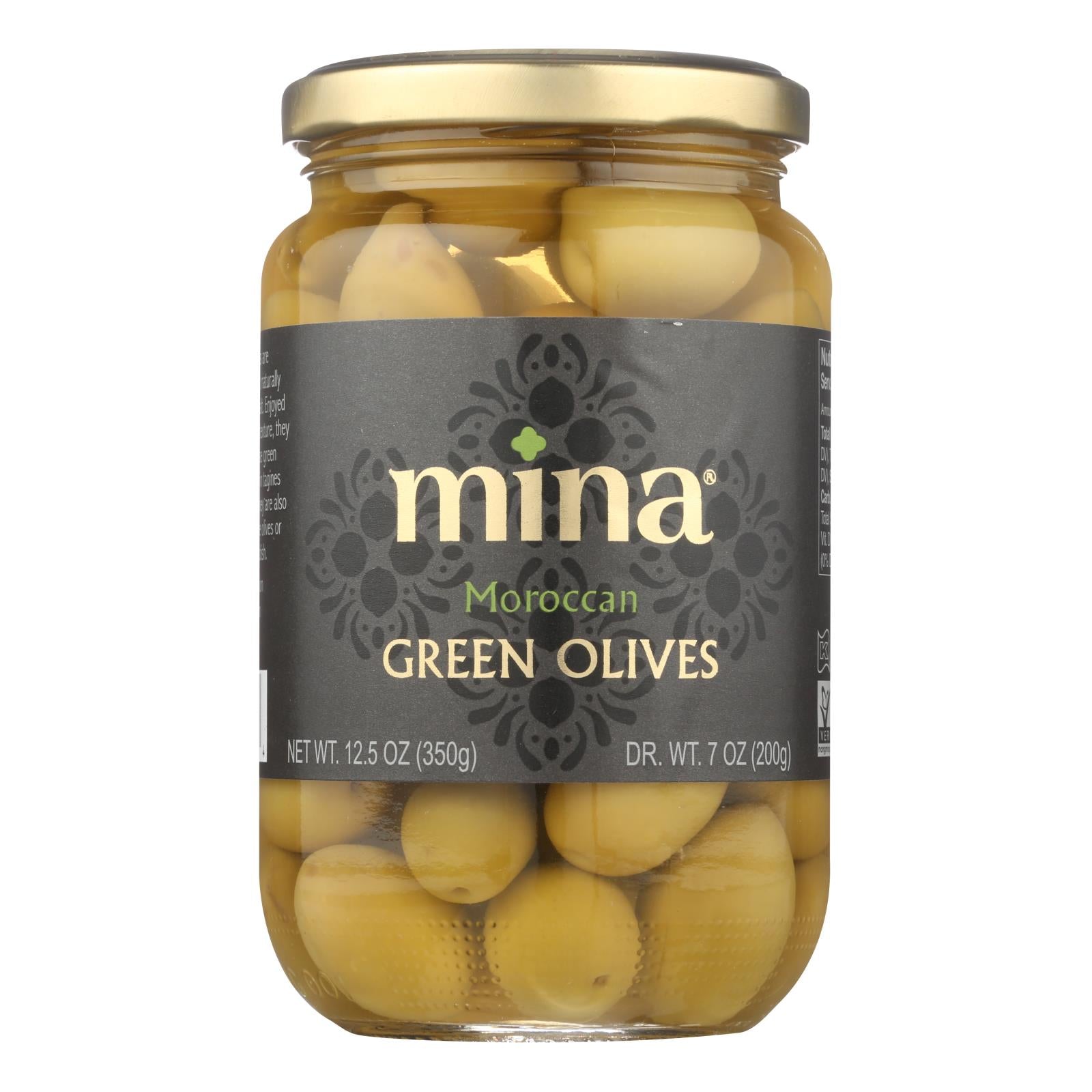 Mina, Mina - Olives Green - Case of 6 - 12.5 OZ (Pack of 6)