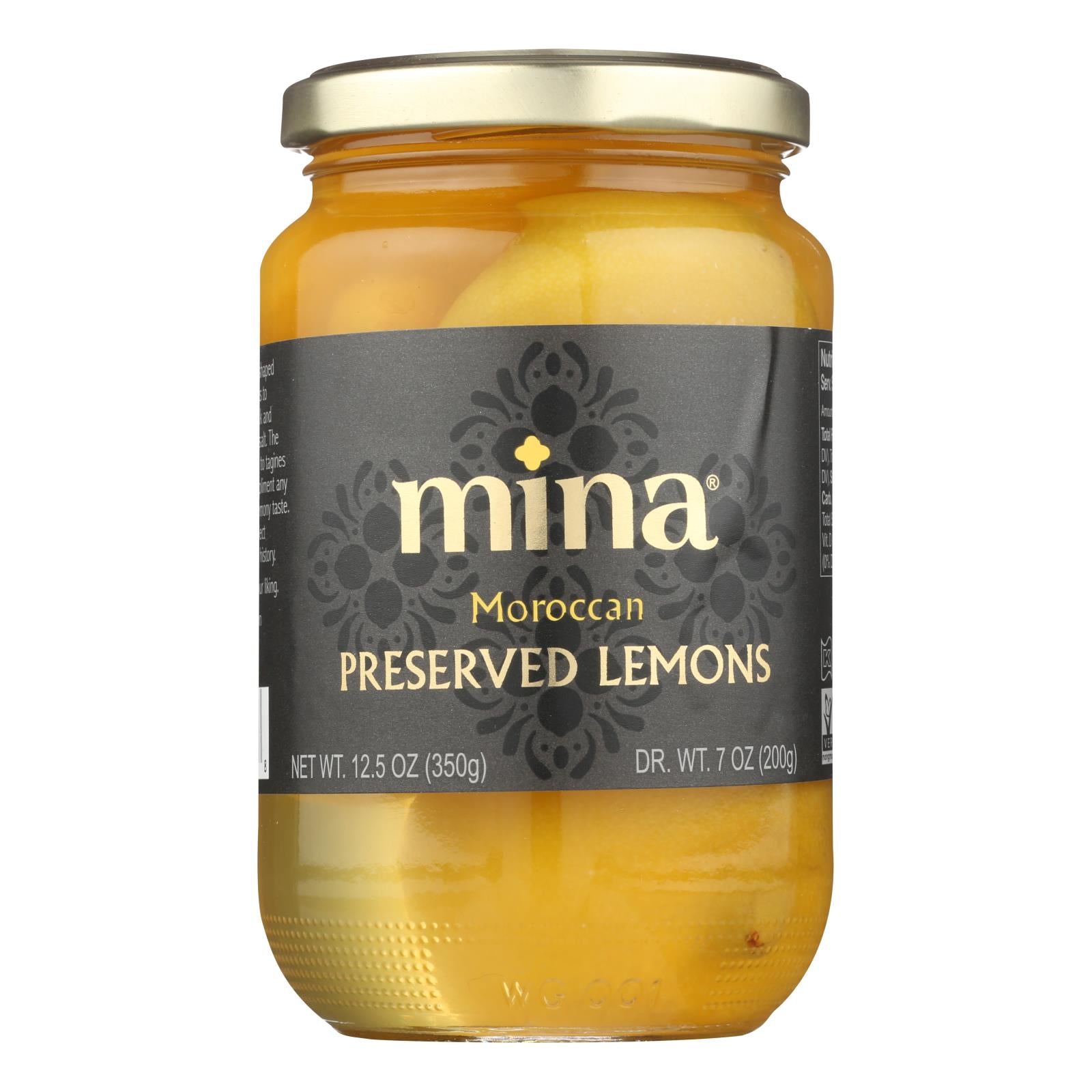 Mina, Mina - Preserved Lemons - Case of 6 - 12.5 OZ (Pack of 6)