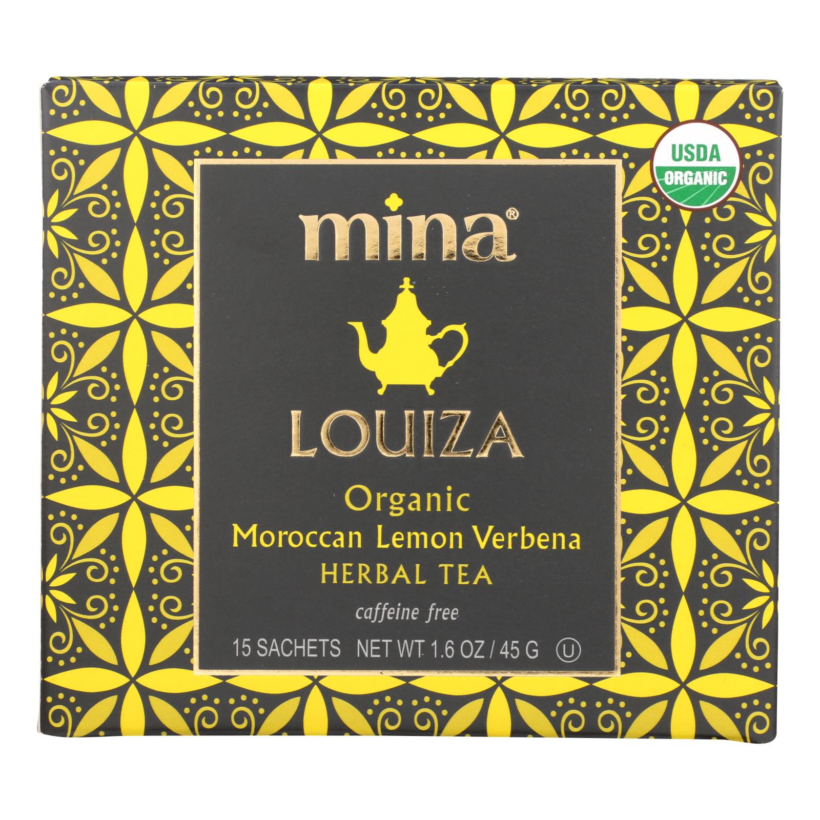 Mina, Mina - Verbena Tea Lemon Moroc - Case of 6 - 15 CT (Pack of 6)