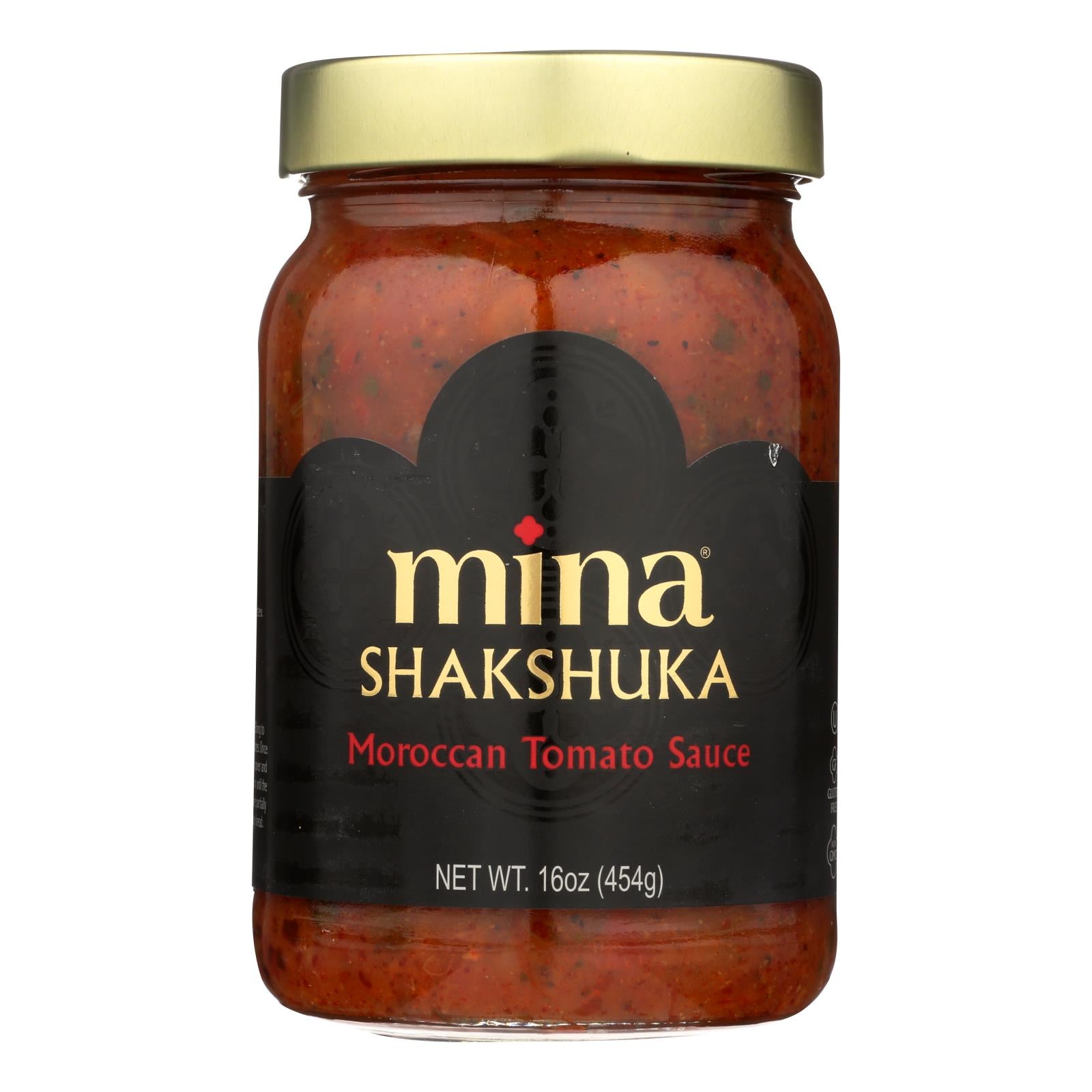 Mina, Mina's Shakshuka Moroccan Tomato Sauce  - Case of 6 - 16 FZ (Pack of 6)