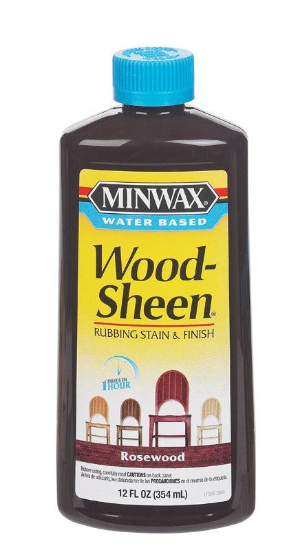 MINWAX, Minwax 30451 12 Oz Brazilian Rosewood Water Based WoodSheen Wood Stain (Case of 6)