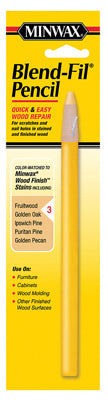 MINWAX, Minwax Blend-Fil No.3 Fruitwood, Golden Oak Wood Pencil 0.8 oz