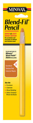 MINWAX, Minwax Blend-Fil No.5 Colonial Maple, Gunstock, Sedona Red Wood Pencil 0.8 oz