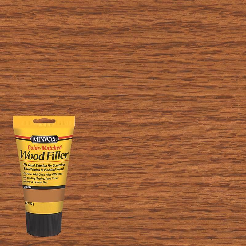 MINWAX, Minwax Color-Matched Cherry Wood Filler 6 oz.