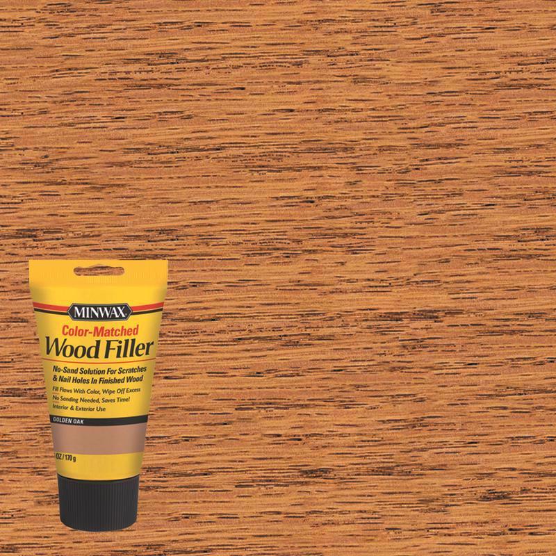 MINWAX, Minwax Color-Matched Golden Oak Wood Filler 6 oz