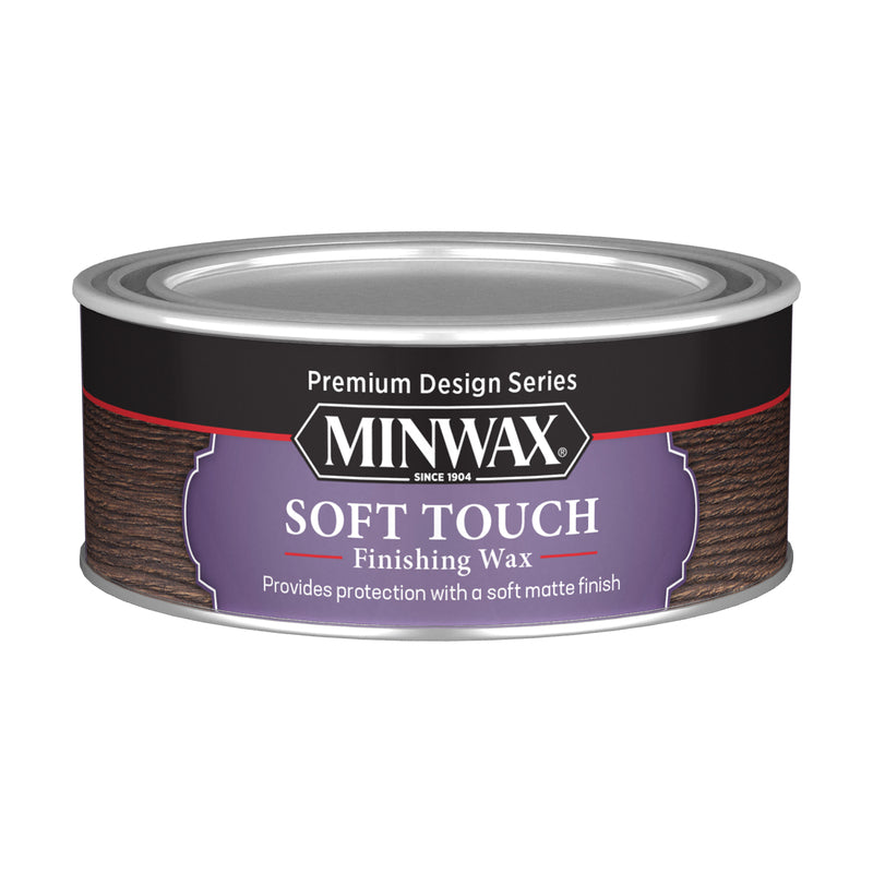 MINWAX, Minwax Design Series Matte Soft Touch Water-Based Finishing Wax 8 oz. (Pack of 4)