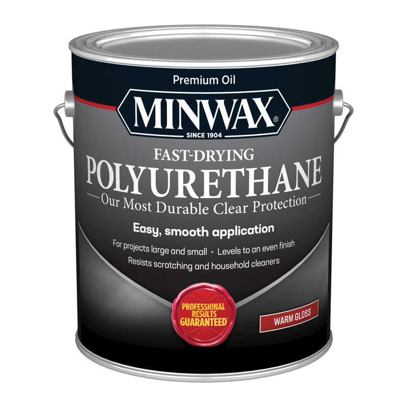 MINWAX, Minwax Fast-Drying Polyurethane Gloss Clear Oil-Based Fast-Drying Polyurethane 1 gal (Pack of 2)