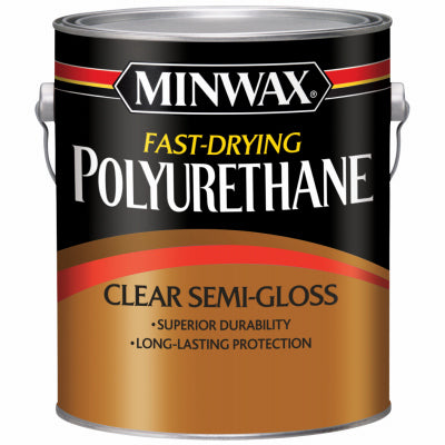 MINWAX, Minwax Fast-Drying Polyurethane Semi-Gloss Clear Oil-Based Fast-Drying Polyurethane 1 gal (Pack of 2)