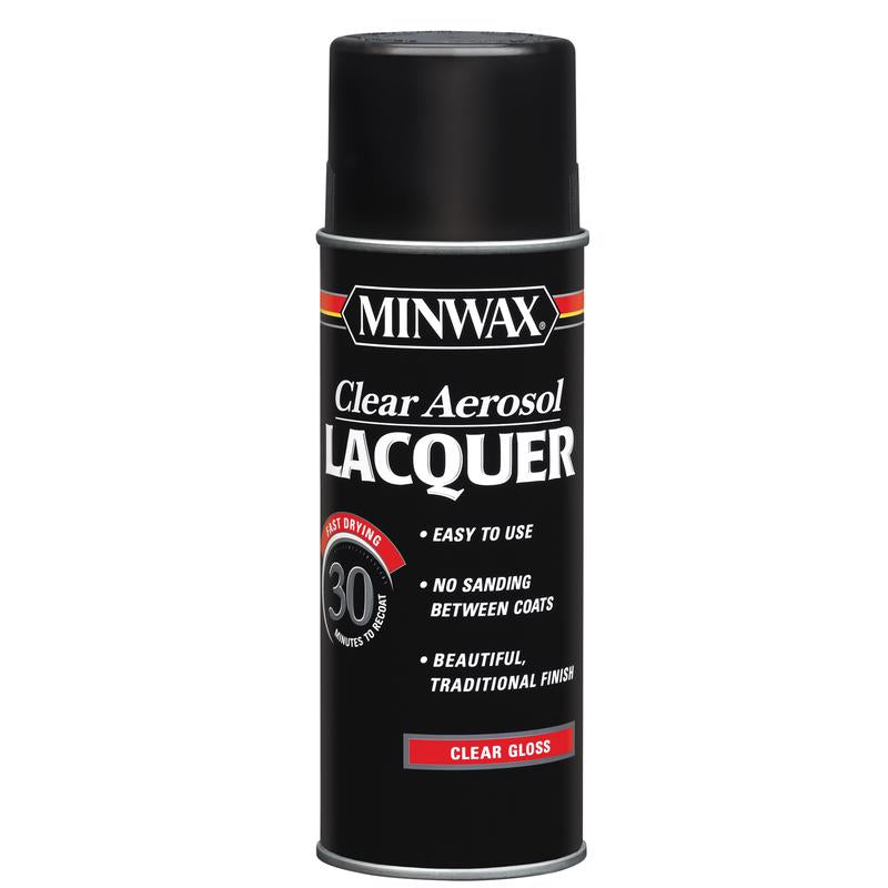 MINWAX, Minwax Gloss Clear Brushing Lacquer 12.25 oz. (Pack of 6)