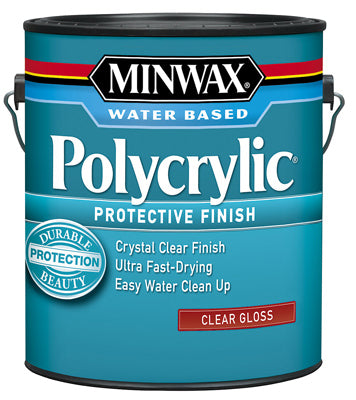MINWAX, Minwax Gloss Clear Polycrylic 1 gal. (Pack of 2)