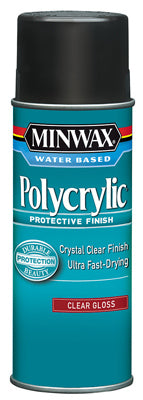 MINWAX, Minwax Gloss Clear Polycrylic 11.5 oz. (Pack of 6)