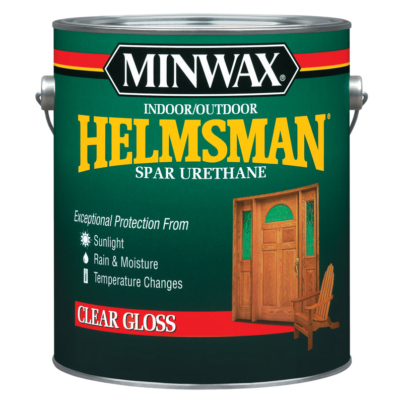 MINWAX, Minwax Helmsman Gloss Clear Oil-Based Spar Urethane 1 gal (Pack of 2)