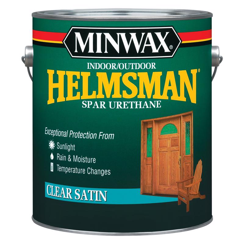 MINWAX, Minwax Helmsman Satin Clear Oil-Based Spar Urethane 1 gal (Pack of 2)