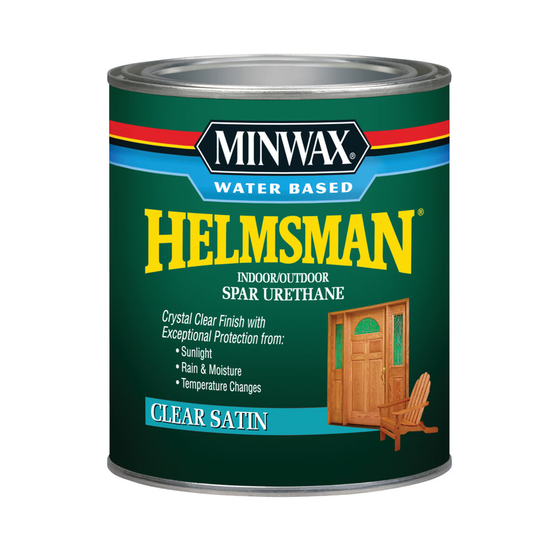 MINWAX, Minwax Helmsman Satin Clear Spar Urethane 1 Qt.