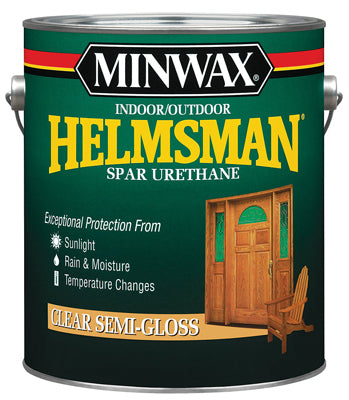 MINWAX, Minwax Helmsman Semi-Gloss Clear Oil-Based Spar Urethane 1 gal (Pack of 2)