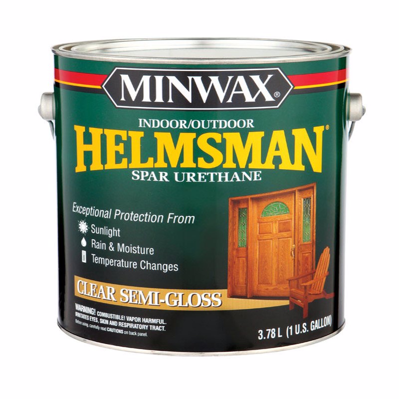 MINWAX, Minwax Helmsman Semi-Gloss Clear Oil-Based Spar Urethane 1 gal (Pack of 2)