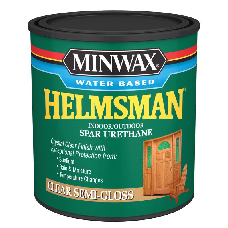 MINWAX, Minwax Helmsman Semi-Gloss Clear Spar Urethane 1 Qt.