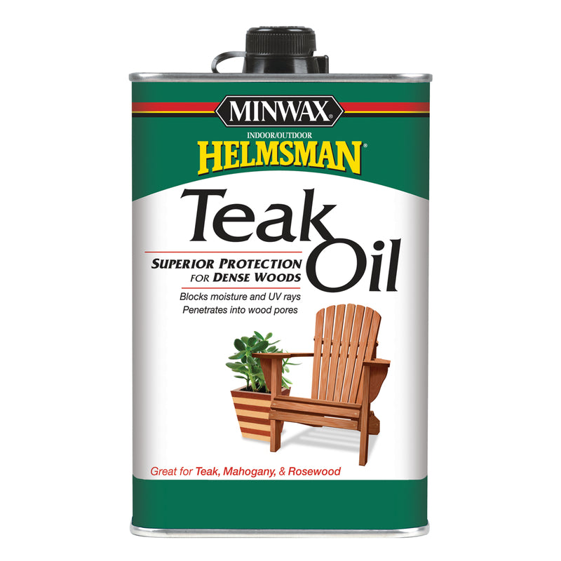 MINWAX, Minwax Helmsman Transparent Amber Oil-Based Teak Oil 1 pt. (Pack of 4)