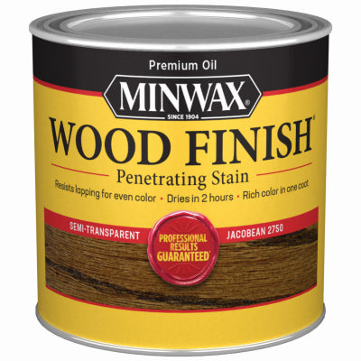 MINWAX, Minwax Jacobean Semi-Transparent Oil-Based Oil Wood Stain 0.5 pt. (Pack of 4)